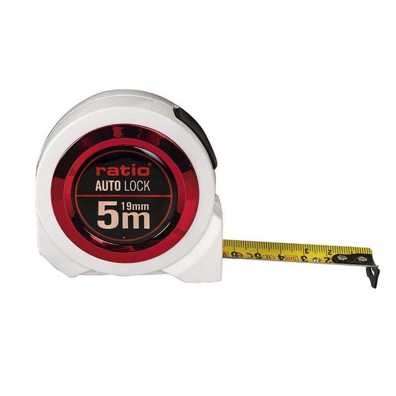 Flexometro Cinta 19/5 Mt.Auto Lock Ratio