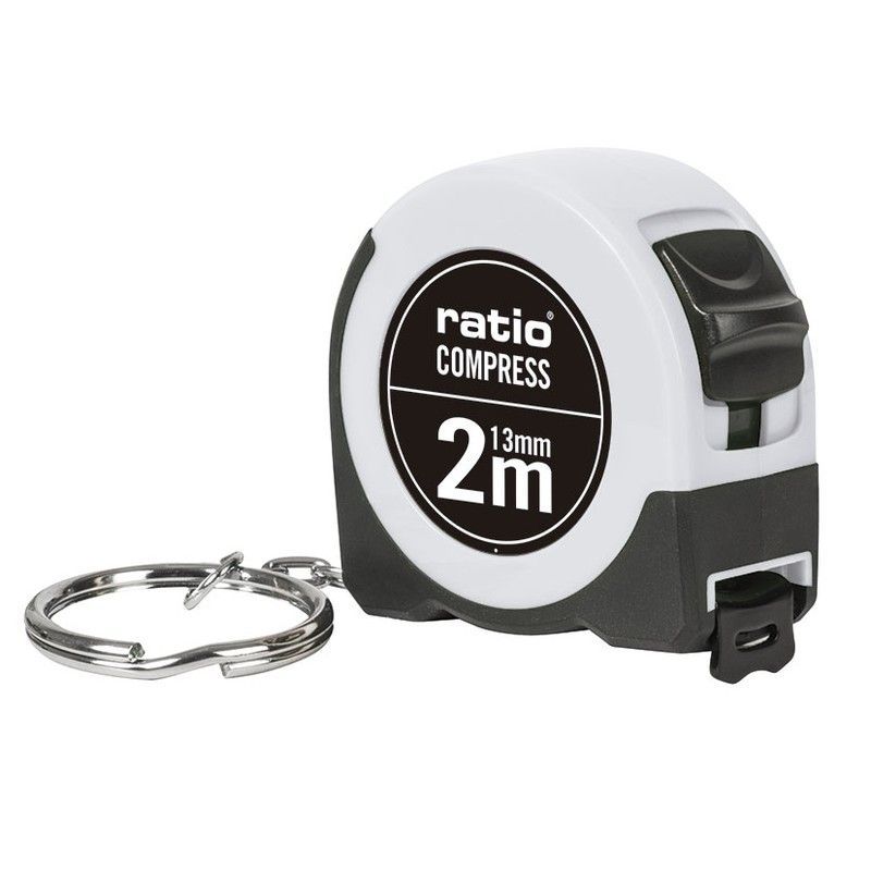 Flexómetro llavero RATIO Compress Flexometro Llavero Cinta 13/2 Mts.Ratio