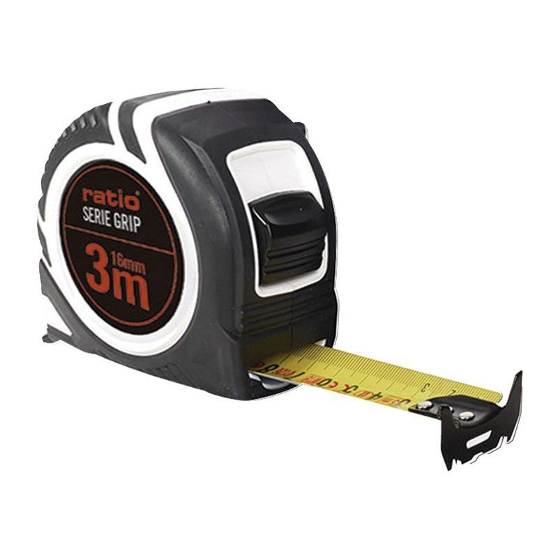Flexómetro RATIO Grip Flexometro Cinta 16/3 M. Grip Ratio