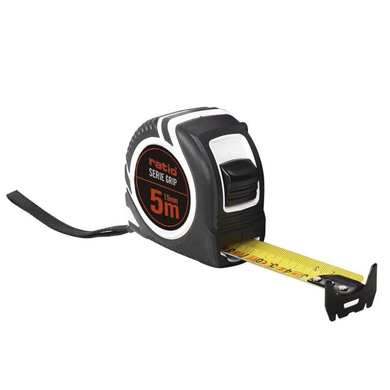 Flexómetro RATIO Grip Flexometro Cinta 19/5M. Grip Ratio