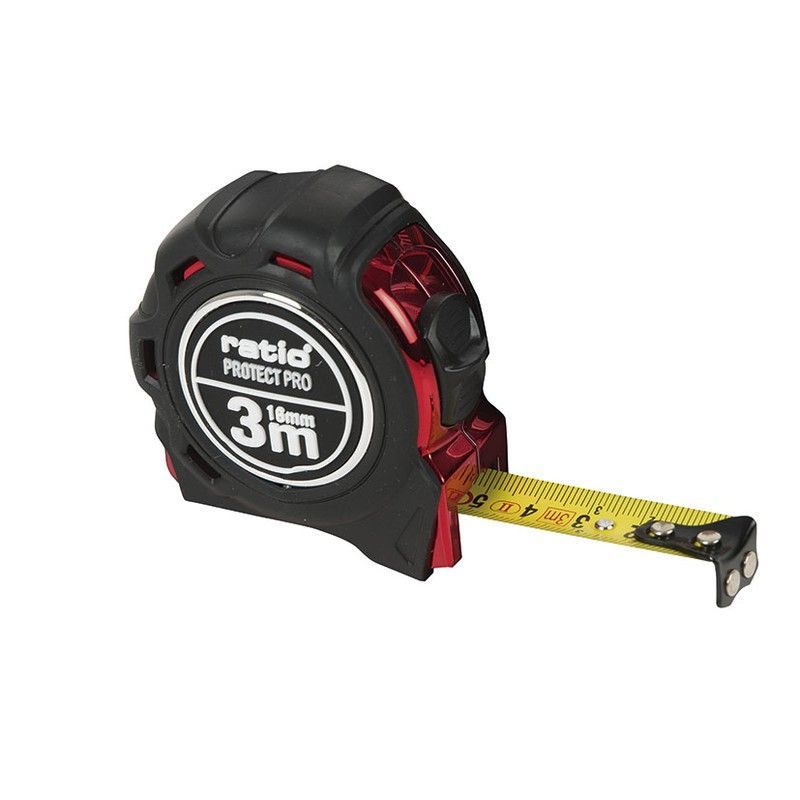 Flexómetro RATIO Protect Pro magnético Flexometro Cinta 16/3Mts.Ratio Magnetico