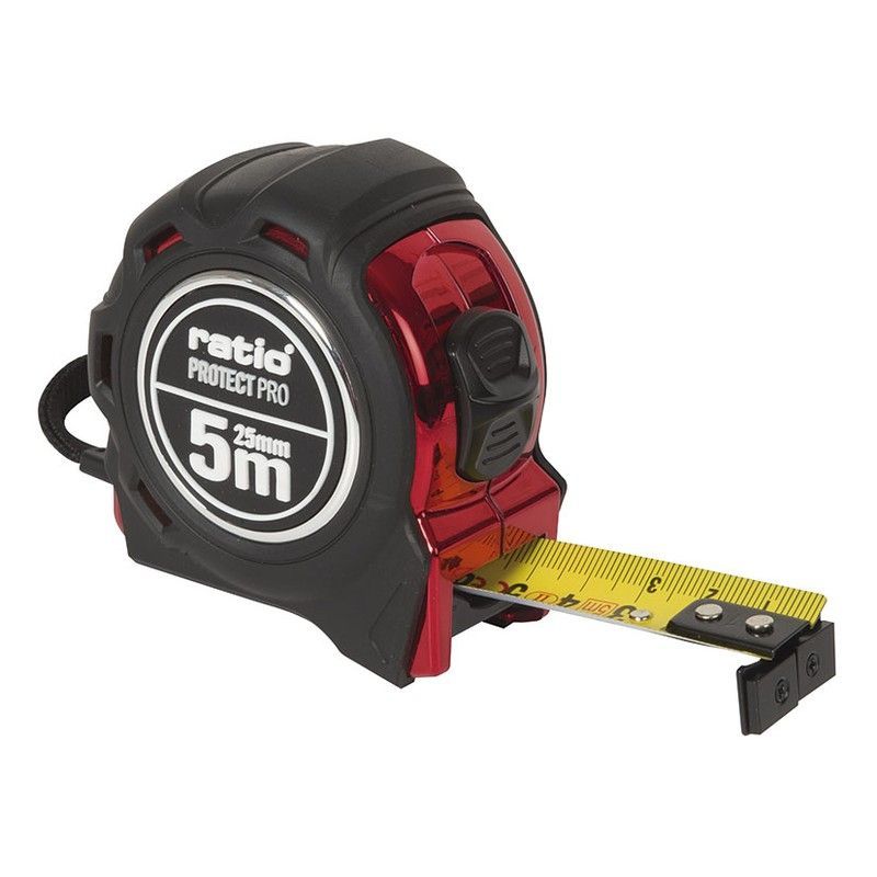 Flexómetro RATIO Protect Pro magnético Flexometro Cinta 25/5Mts.Ratio Magnetico