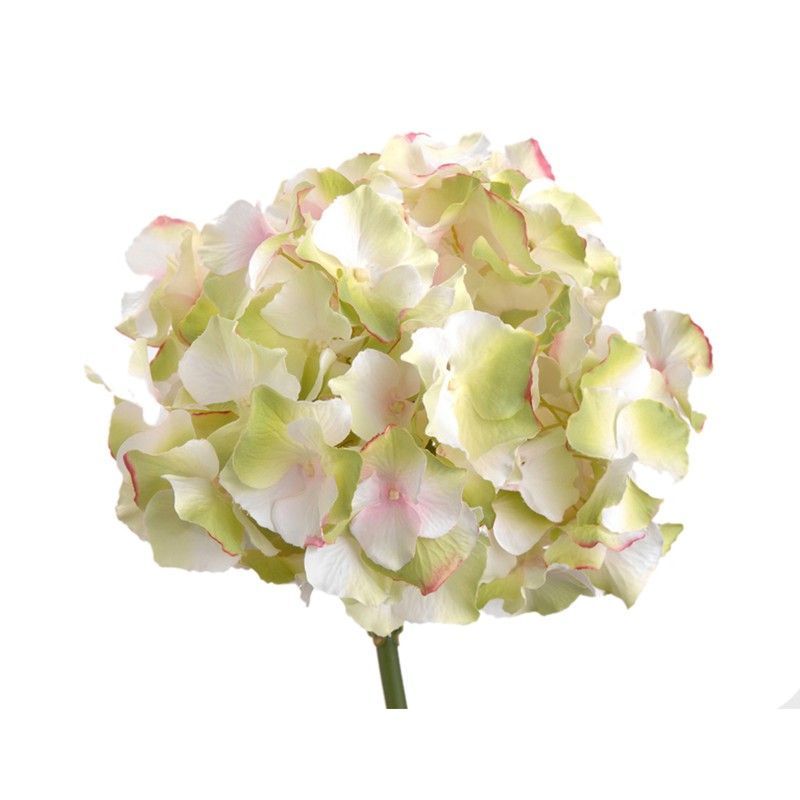 Flor Artificial de Hortensia de Poliéster Rosa, 48 cm