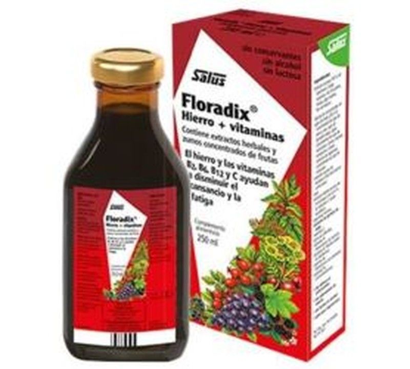 Floradix hierro orgánico+vitaminas 250ml