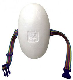 Flotador Burbujita - Blanca Con Cinturón Azul