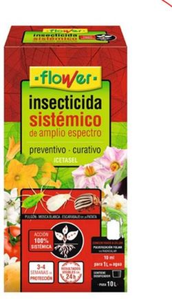 FLOWER INSECTICIDA SISTÉMICO CONCENTRADO ICETASEL) 100 ML