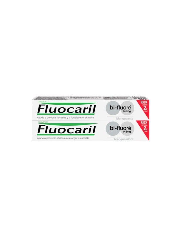 Fluocaril Bi-Fluore Blanqueante Pack 2x75ml