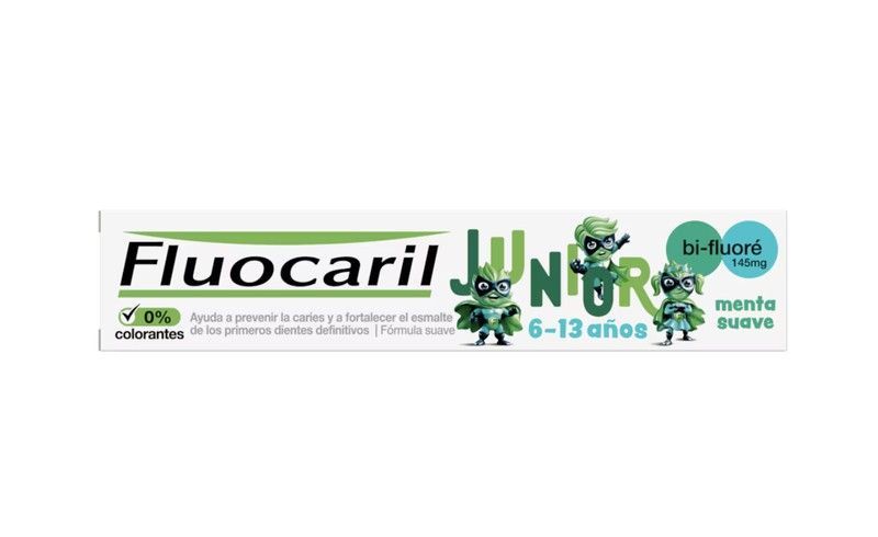 Fluocaril Junior 6-13 Años Menta Suave 75ml