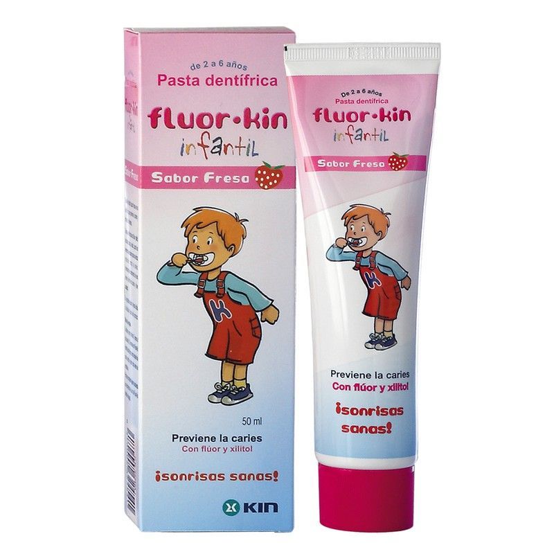 Flúor Kin pasta Infantil Fresa 50ml