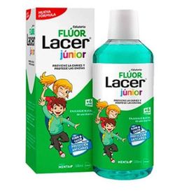 Fluor Lacer Júnior Colutorio Menta 0,05 Diario 500 ml