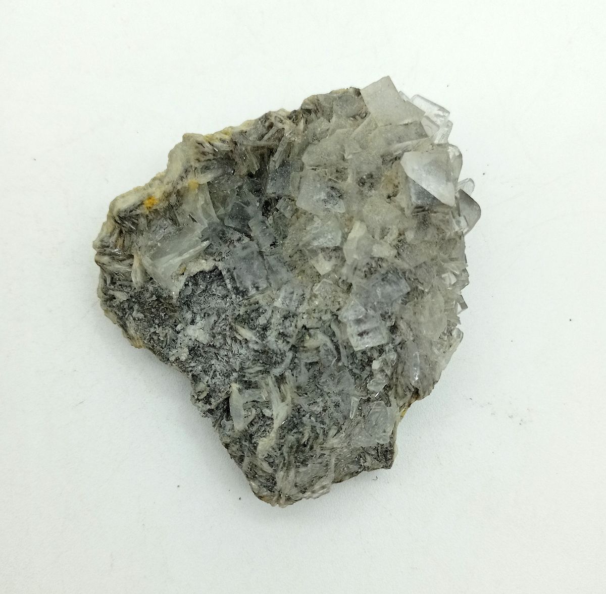 Fluorita transparente con Barita