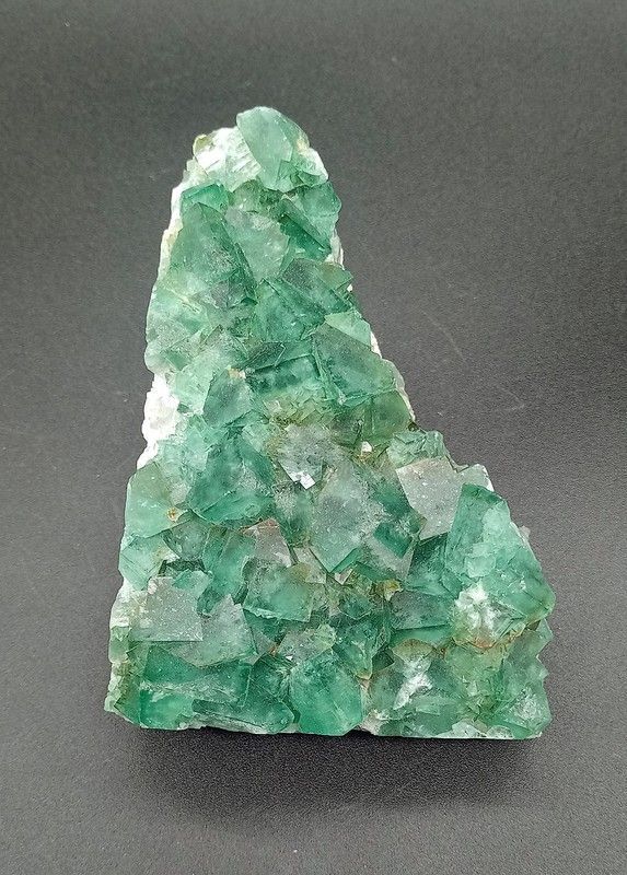 Fluorita Verde agrupación de cristales