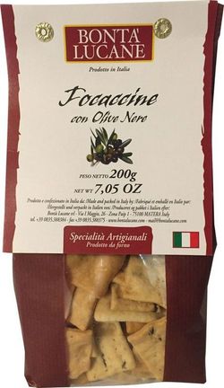 Focaccine aceitunas 200 grs