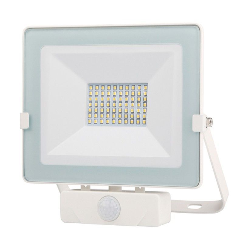 Foco Led Blanco Ip65 C/Sensor 50 W