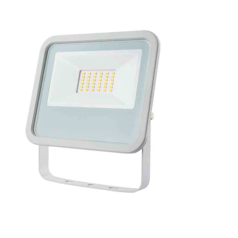 Foco proyector led extraplano 30w 2100 lumens 6.400k luz fria edm