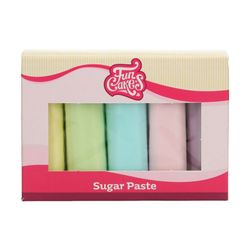 Fondant multipack colores pastel 5x100grs funcakes