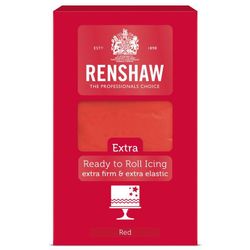 Fondant rojo 1 kg renshaw