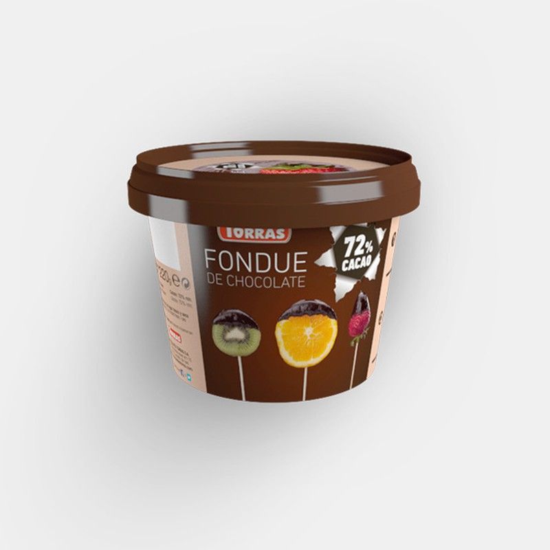 Fondue de chocolate 70% cacao torras 220 grs