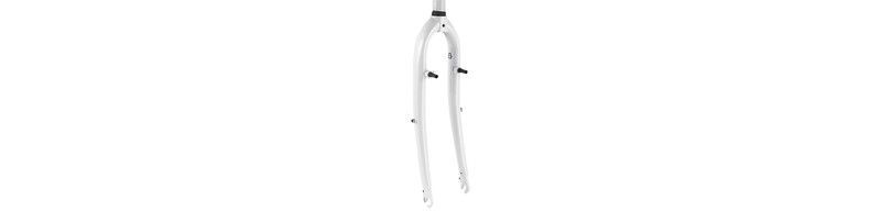 Fork rigid trek 520 700c 52mm rake white