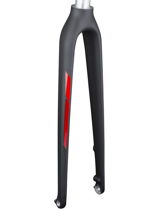 Fork rigid trek fxs5 700c carbon disc 12mm thru black/red