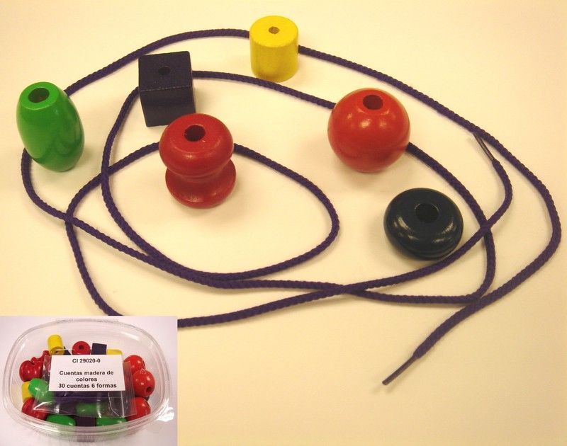 Formas ensartables en madera - UE