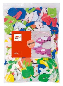 Formas goma eva adhesiva Letras