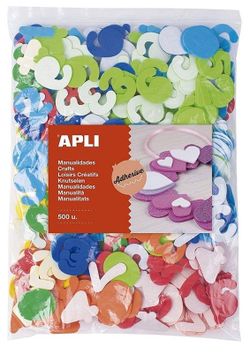 Formas goma eva adhesivas números