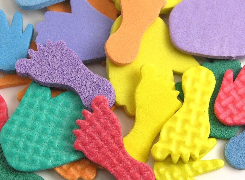 Formas goma eva Pies y Manos - UE