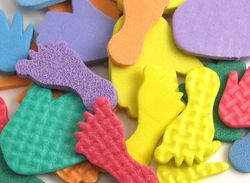 Formas goma eva Pies y Manos - UE