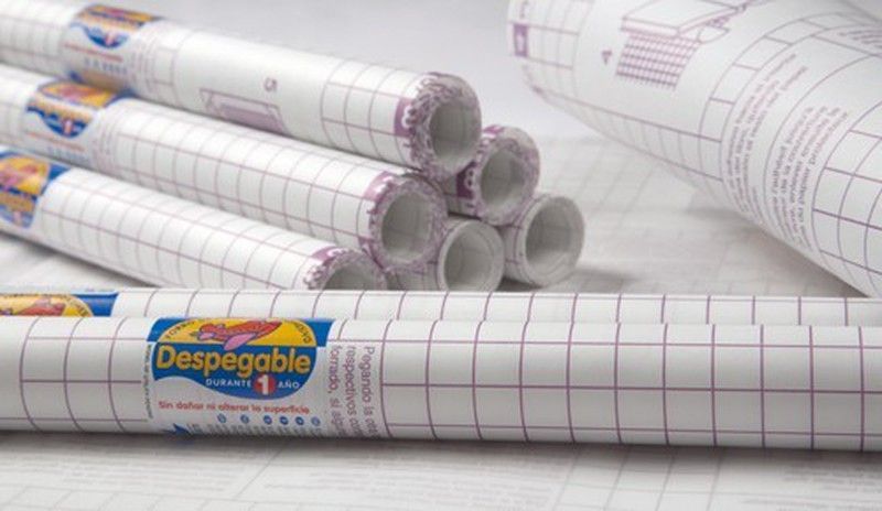 Forralibros adhesivo removible