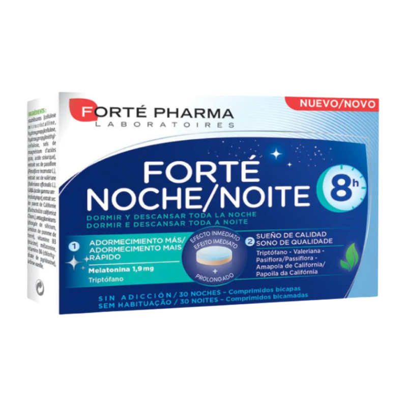 Forté Noche 8H 30 Cápsulas – Sueño Reparador y Natural con Melatonina