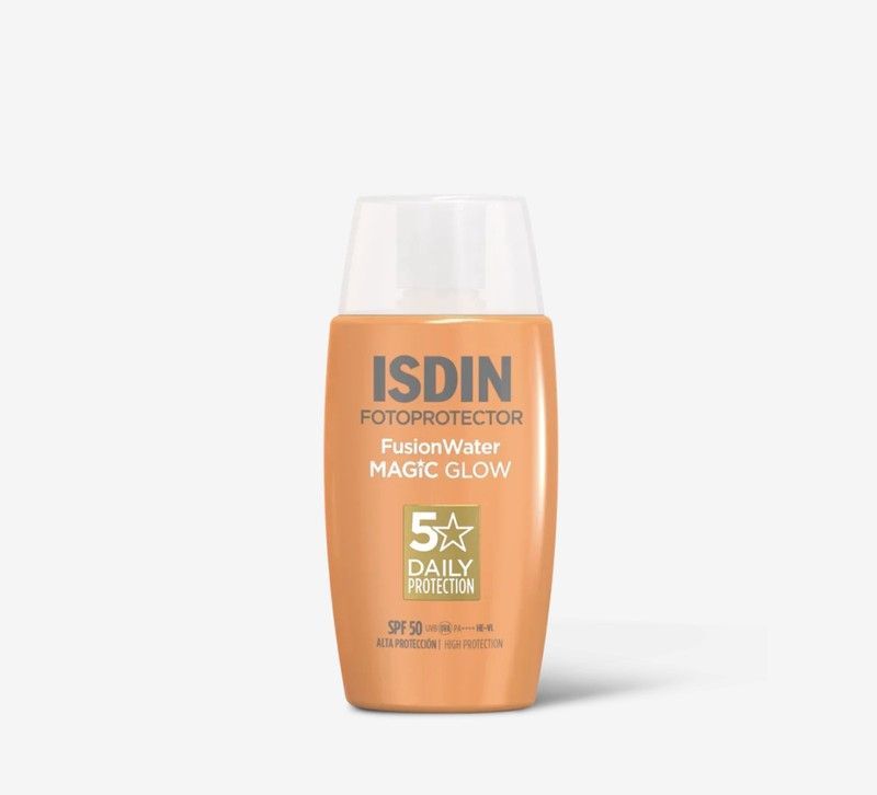Fotoprotección Isdin Fusion Water Magic Glow SPF50 50ml