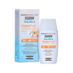 Fotoprotector Isdin Fusion Fluid Mineral Baby Pediatrics SPF50