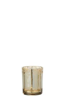 Fotosforo Portavelas Oro Pequeño Especial Navidad