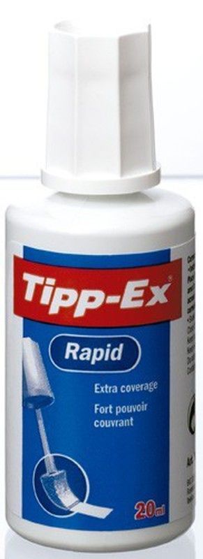 Frasco corrector líquido tippex rapid esponja