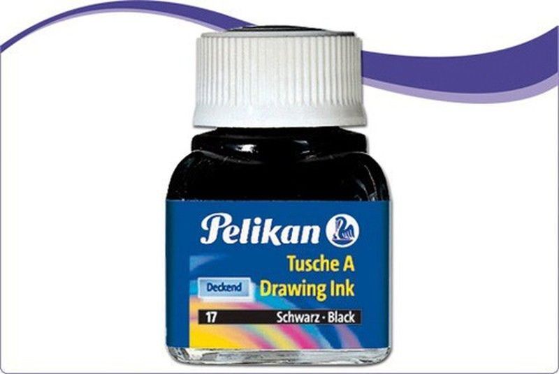 Frasco tinta china negra 10ml pelikan