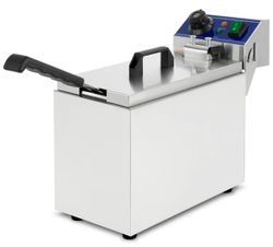 Freidora eléctrica 6 litros. Un seno. Sin grifo