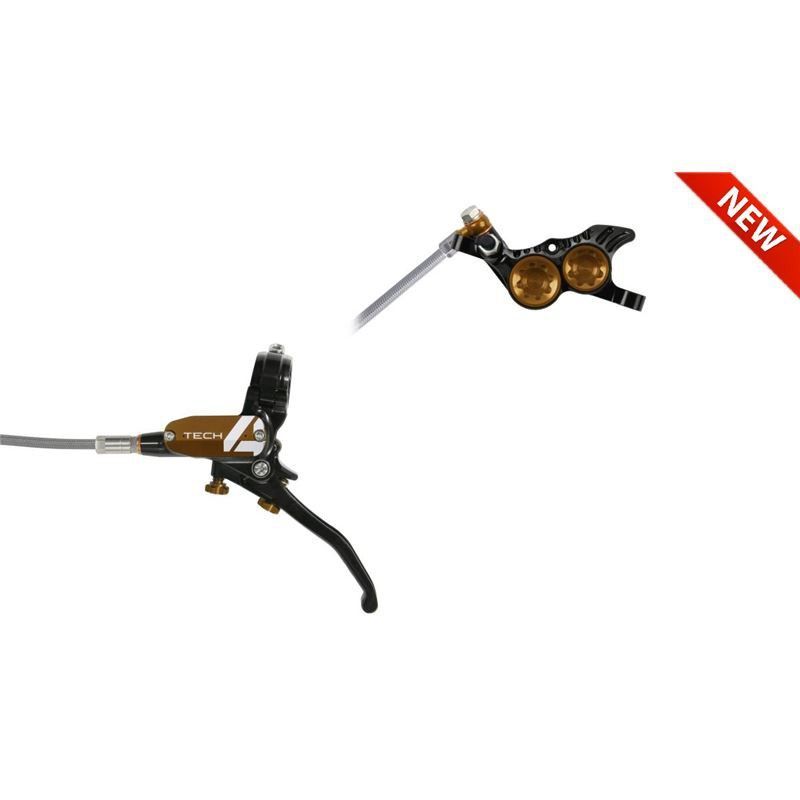 🚴‍♂️⚡ Freno Hope Tech 4 V4 Delantero Negro/Bronce Compatible E-Bike – Potencia Máxima y Control Absoluto
