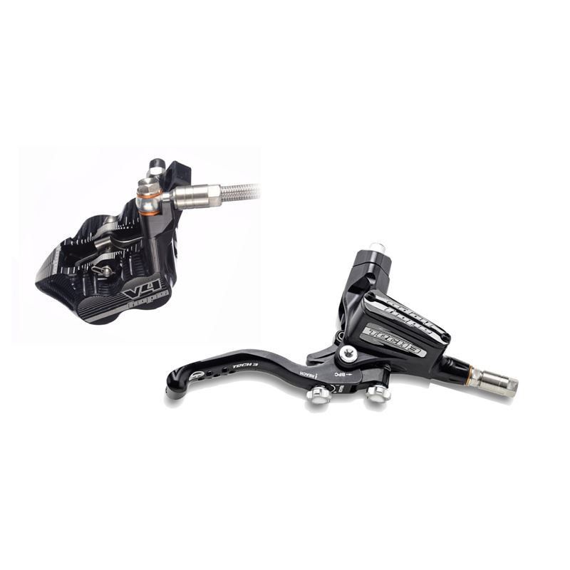 🚵‍♂️ Freno Trasero Hope Tech 3 V4 Negro – Potencia Extrema para Enduro y Downhill 🛑🔥