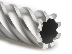 Fresa Hueca de Acero Rapido Serie Extra Larga para Maquina Electromagnetica con mango Weldon, Referencia 4072