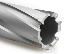 Fresa Hueca de Dientes de Widia Serie Corta para Maquina Electromagnetica mango Weldon, Referencia 4077