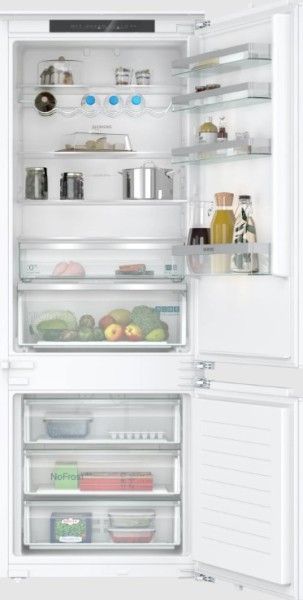 Frigorifico Combinado Integrable SIEMENS IQ300 193.5 x 70.8 cm XXL noFrost KB96NVFE0