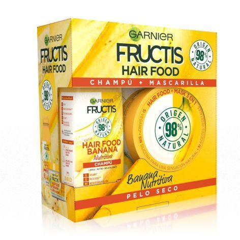 Fructis Hair Food Ch 350 Banana + Mas400