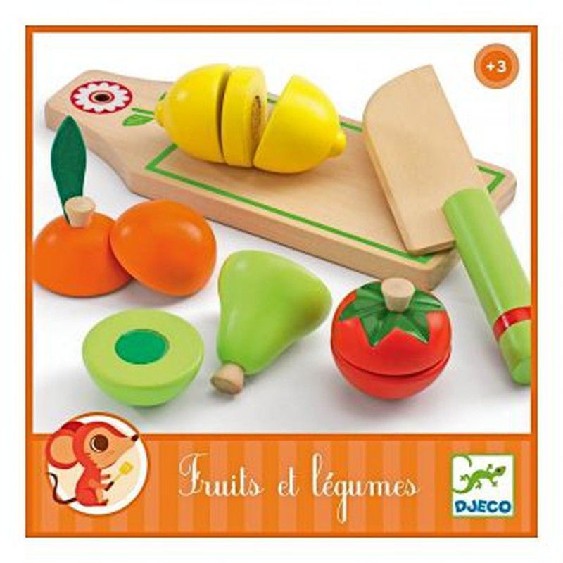 Frutas y vegetales para cortar Djeco