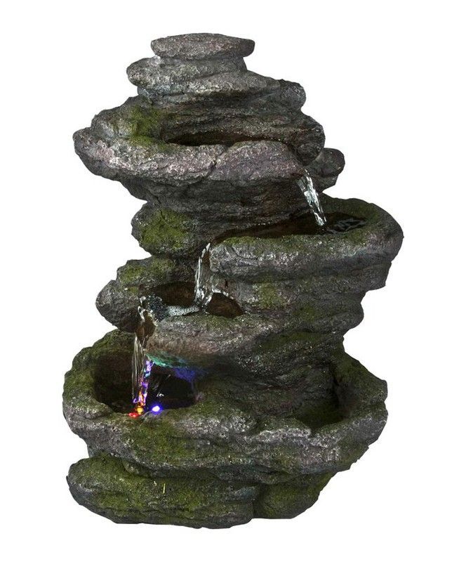 Fuente cascada poliresina Tormes