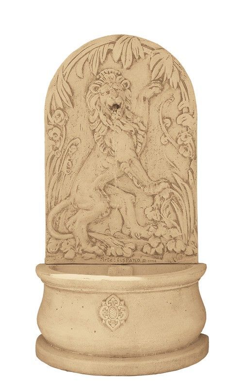 Fuente jardín Leones 80x150 cm Verniprens