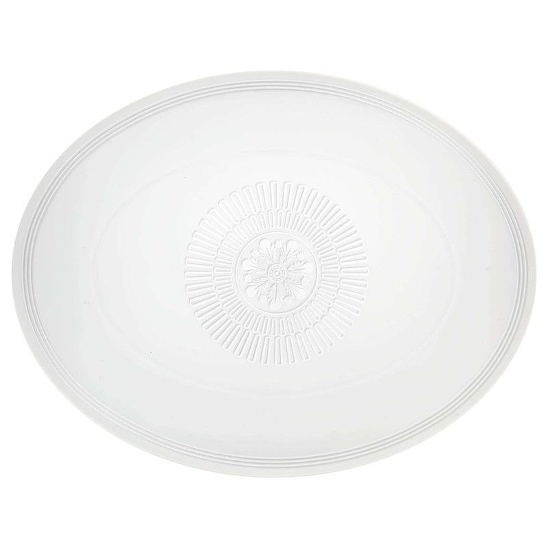 Fuente oval grande porcelana Ornament, 41,6x32,3x2,9 cm