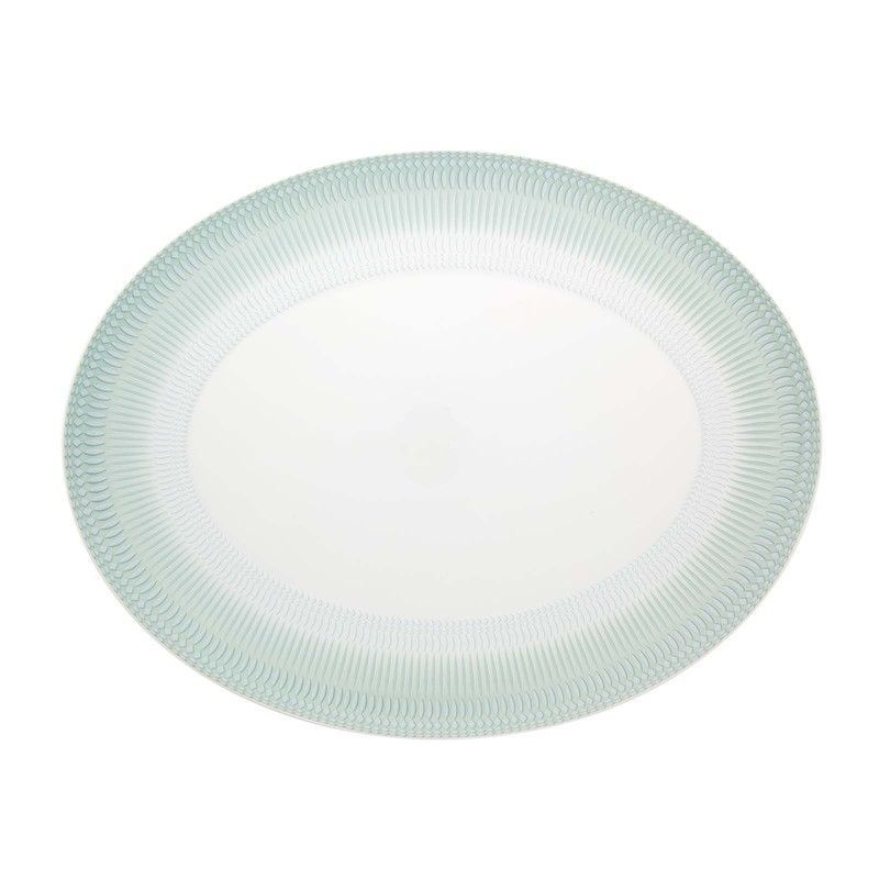 Fuente Oval Grande porcelana Venezia, 41,6x32,3x2,9 cm