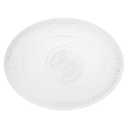 Fuente oval pequeña porcelana Ornament, 34,7x26,5x2,8 cm