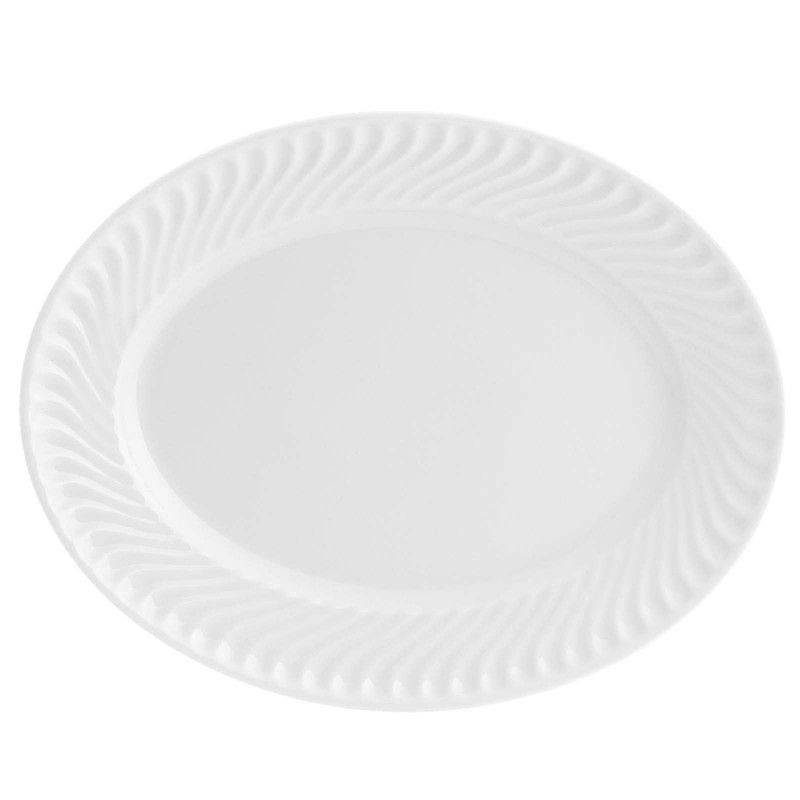 Fuente oval Pequeña porcelana Sagres, 29,6x23,3x3,3 cm